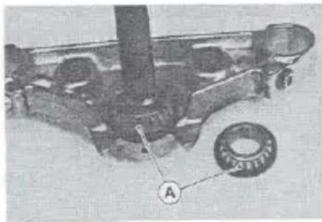 Mechanical assembly diagram showing a component with labeled parts (A and 2117) and no readable text or symbols beyond labels.