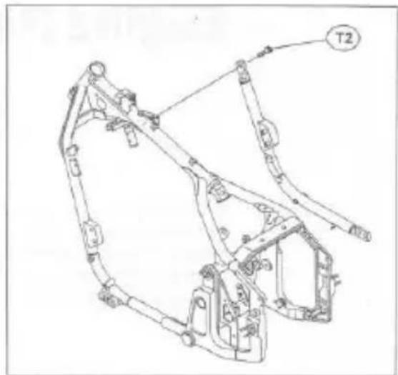 Technical line drawing of a mechanical assembly with no visible text or symbols