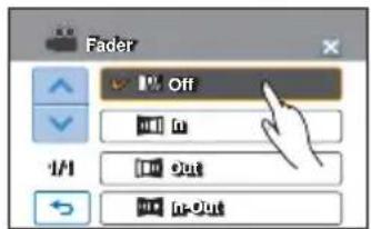 Fader Off In In Out In-Out