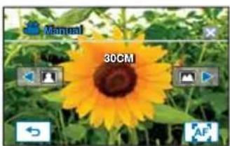 SAMSUNG HMX-H205BN - Enfoque de un objeto más alejado - 3