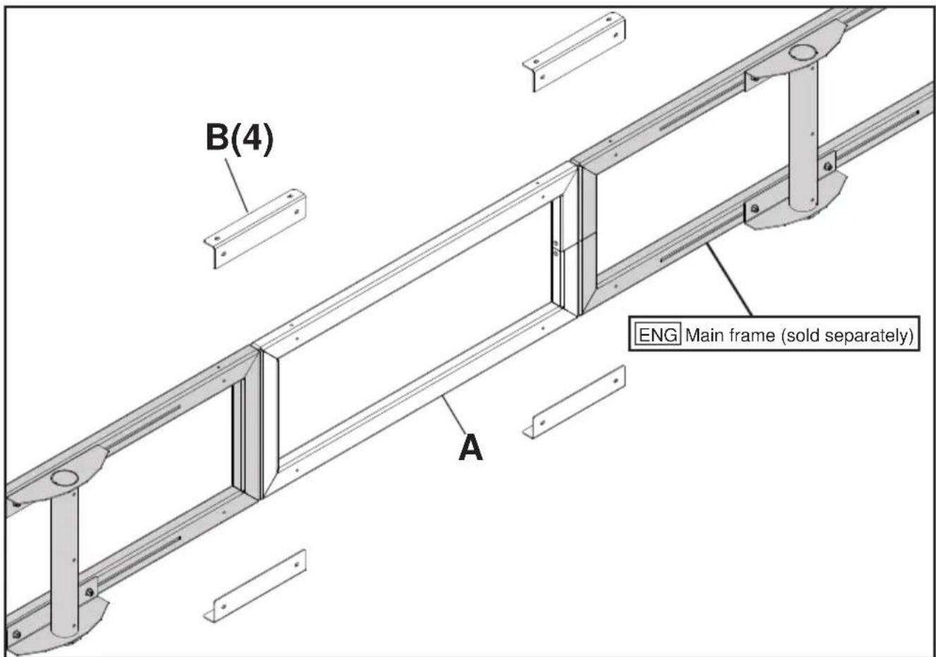 B(4) A ENG Main frame (sold separately)