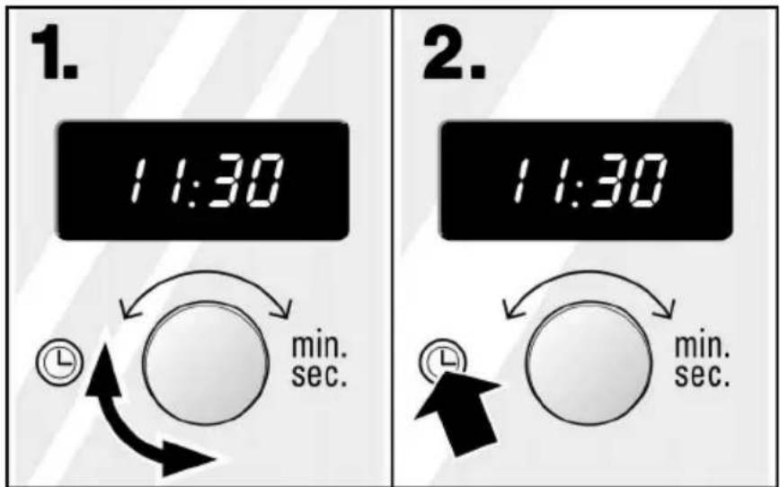 1. 11:30 min. sec. 2. 11:30 min. sec.