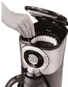 Mr. Coffee BVMC-EJX43 - Adding Water and Ground Coffee - 1
