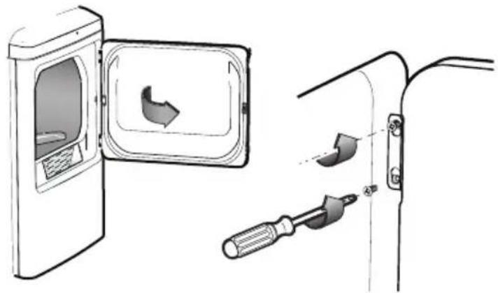 Mabe SMV719SXEGG - quite la puerta - 1