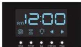 12:00 time bullet timer lag minutes info