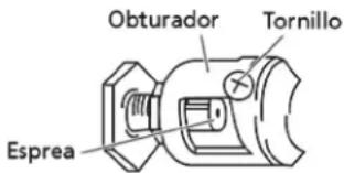Obturador Tornillo Esprea