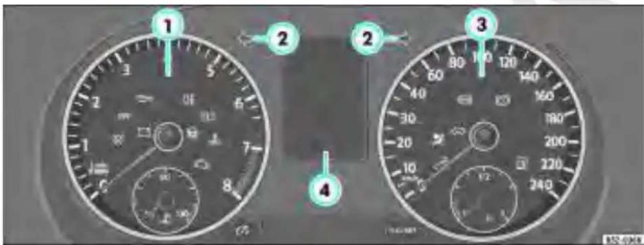 VOLKSWAGEN SpaceFox (2014) - Luzes indicadoras de funcionamento e controle - 1