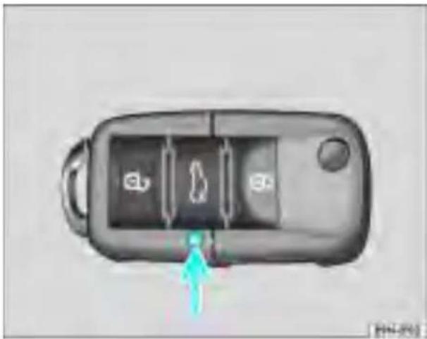 VOLKSWAGEN SpaceFox (2014) - Substituição da bateria do comando remoto - 1