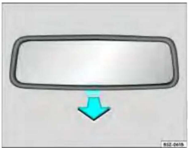 VOLKSWAGEN SpaceFox (2014) - Espelho retrovisor interno - 1