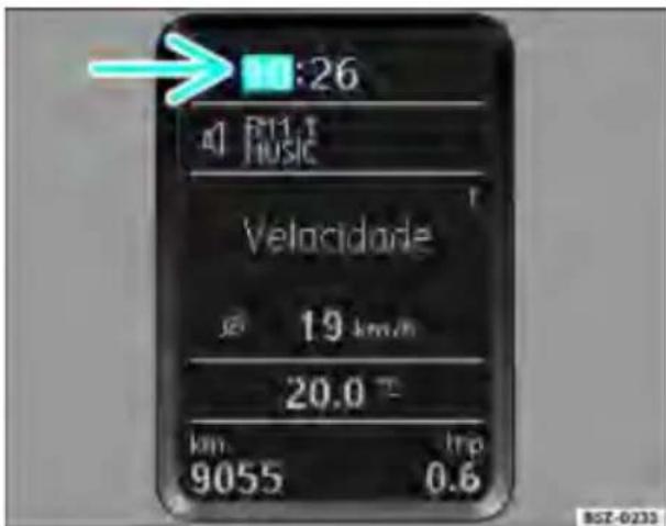 :26 P11 T HUSIC Velocidade 19 km/h 20.0 ° km trip 9055 0.6 BSZ-0233