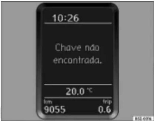 10:26 Chave não encontrada. 20.0 °C km trip 9055 0.6