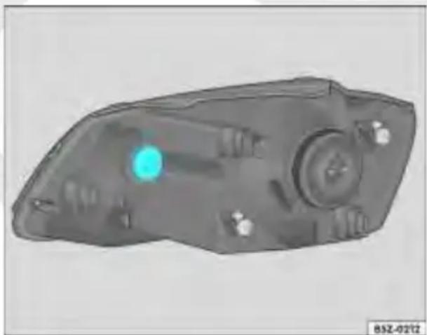 VOLKSWAGEN SpaceFox (2014) - Lâmpada do indicador de direção dianteiro - farol simples - 1