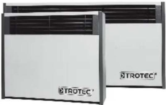 Two TROTEC air purifiers with black and white panels, no visible text or symbols on the surfaces.