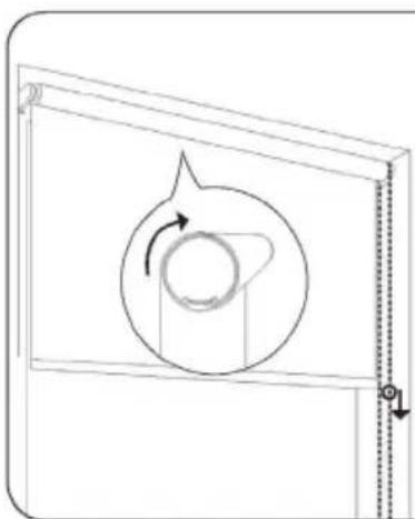 Diagram of a mechanical device with a circular component and directional arrows, no text or symbols present.
