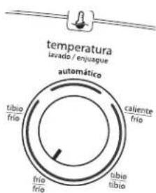Mabe Aqua Saver WGH20589ZKGGY - selección de temperatura - 2