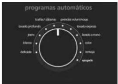 Mabe Aqua Saver WGH20589ZKGGY - selección de programa - 4