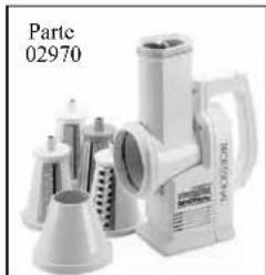 Presto Dehydro 06301 - SaladShooter® Profesional rebanador-rallador eléctrico por Presto® - 1
