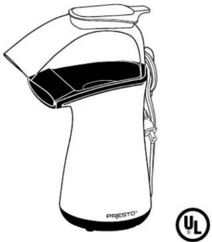Presto 04863 - Máquina eléctrica para hacer palomitas de maíz con aire caliente - 1