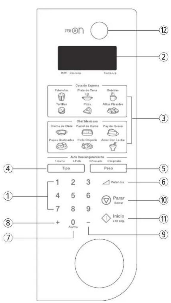 DAEWOO KOR-143HBC - PANEL DE CONTROL - 1
