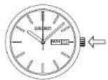 SEIKO Premier SRK035P1 - 日付(曜日)の合わせ方(午後9時~午前4時の間は行わないでください。) - 4