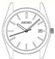 SEIKO Premier SRK035P1 - 操作のしかた(日付つき時計/日付・曜日つき時計) - 1