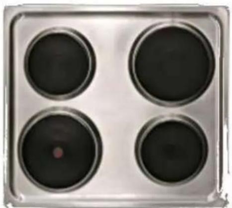 Four circular black dominoes arranged in a square frame, no text or symbols visible