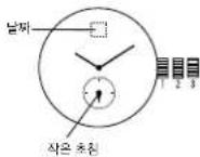 DKNY Geenpoint NY2757 - 큰 날짜/ 초침 서브 다이얼 GP10 - 1