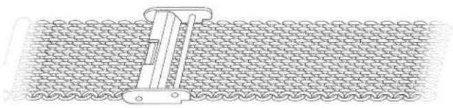 Lacoste 12.12 2010762 - MESH BRACELET SLIDING CLASP - 1