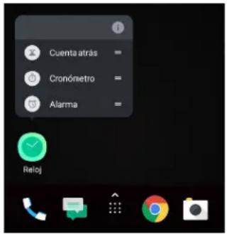 Cuenta atrás = Cronómetro = Alarma = Reloj