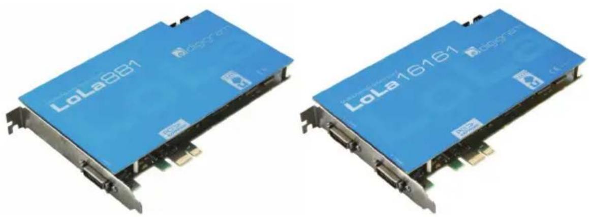 Two blue LoLa 881 microprocessor chips with visible I/O ports and connectors (no text or symbols on the chips themselves)