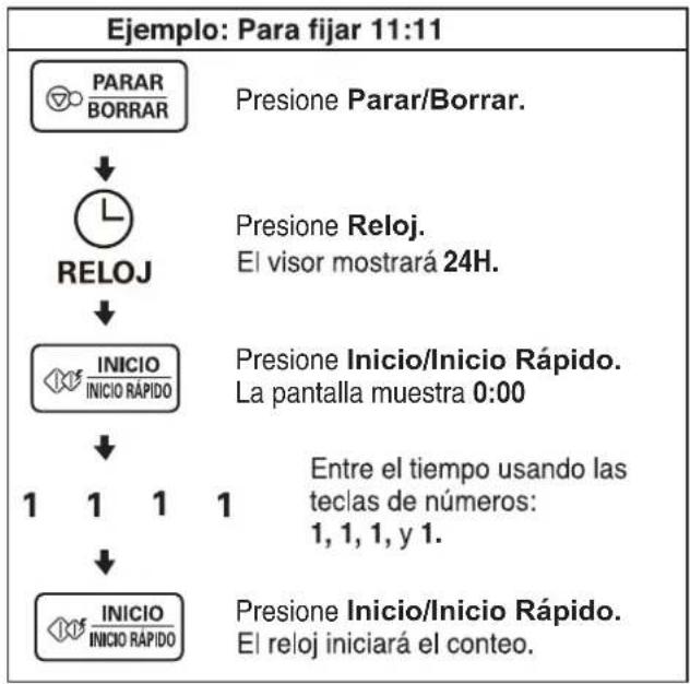 LG MS1440SW - FIJAR LA HORA - 1