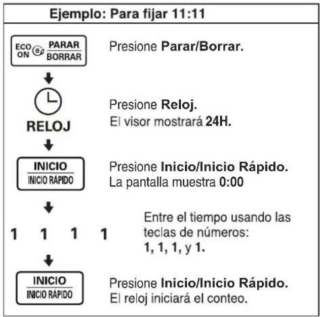 LG MS1143SWM - FIJAR LA HORA - 1