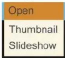 Open Thumbnail Slideshow