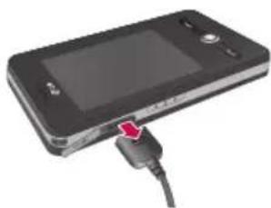 LG Genius MS25 - Desconexión del cargador - 1