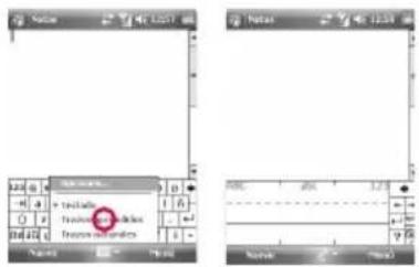 LG Genius MS25 - Inserción de texto utilizando el reconocedor de letras - 1