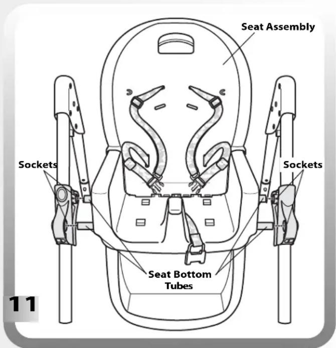 Seat Assembly Sockets Sockets Seat Bottom Tubes 11