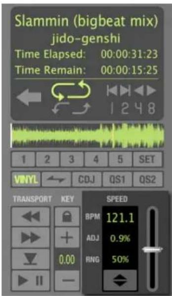 Avid Torq 1.0 - ■ Rango del deslizador - 1