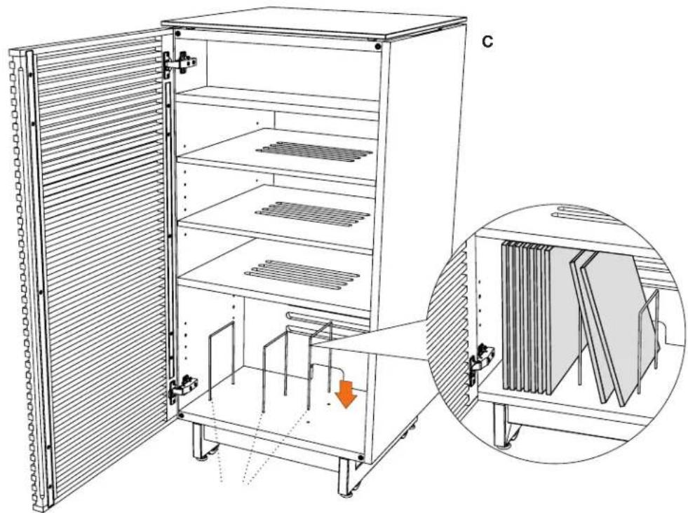 BDI Corridor 8172 - LP Record Storage - 1