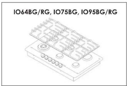 IO64BG/RG, IO75BG, IO95BG/RG