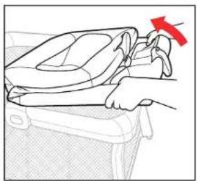 CHICCO FastAsleep Go - Retiro del cambiador/moisés (en ciertos modelos) - 3