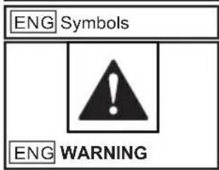ENG Symbols ENG WARNING