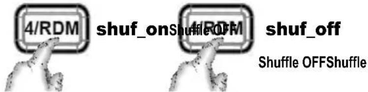 4/RDM shuf_onShuffle 4/RDM shuf_off Shuffle OFFShuffle