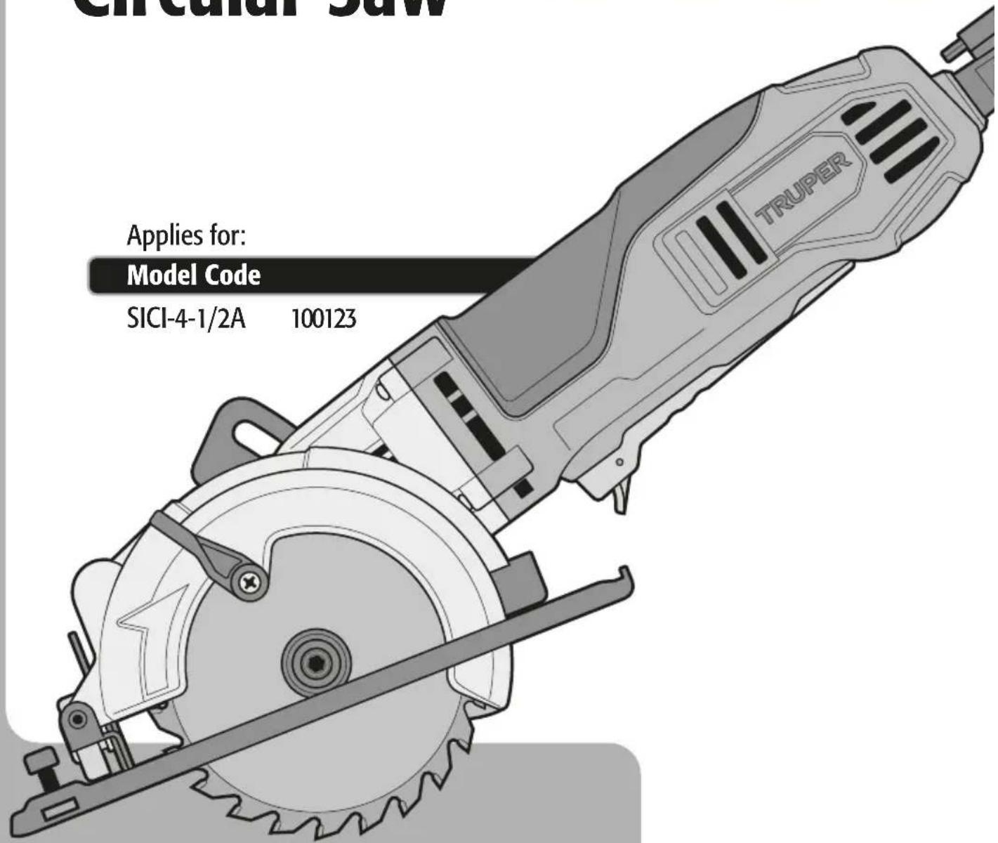 Truper SICI-4-1/2A - Compact Circular Saw - 1