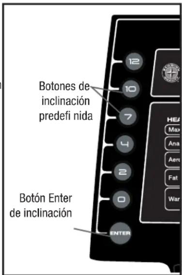 Schwinn Journey 8.0 - Cambio de los niveles de inclinación - 2