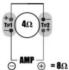 Audiopipe TS-VR8 - Wiring options - 1