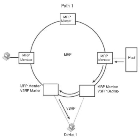 DELL PowerConnect B-RX16 - VSRP and MRP signaling - 1