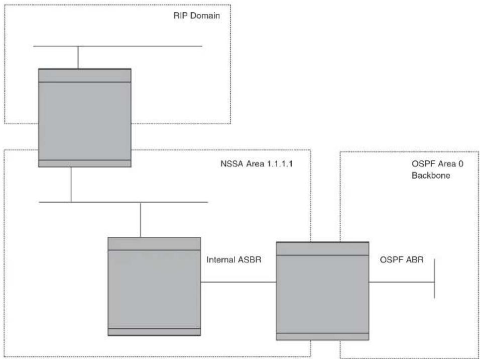 DELL PowerConnect B-RX16 - Assign a Not-So-Stubby Area (NSSA) - 1