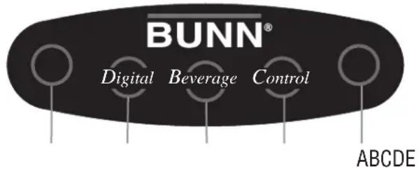 BUNN® Digital Beverage Control ABCDE