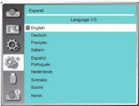 Expand Language 1/3 English Deutsch Français Italiano Español Português Nederlands Svenska Suomi Norsk