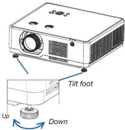 Tilt foot Up Down